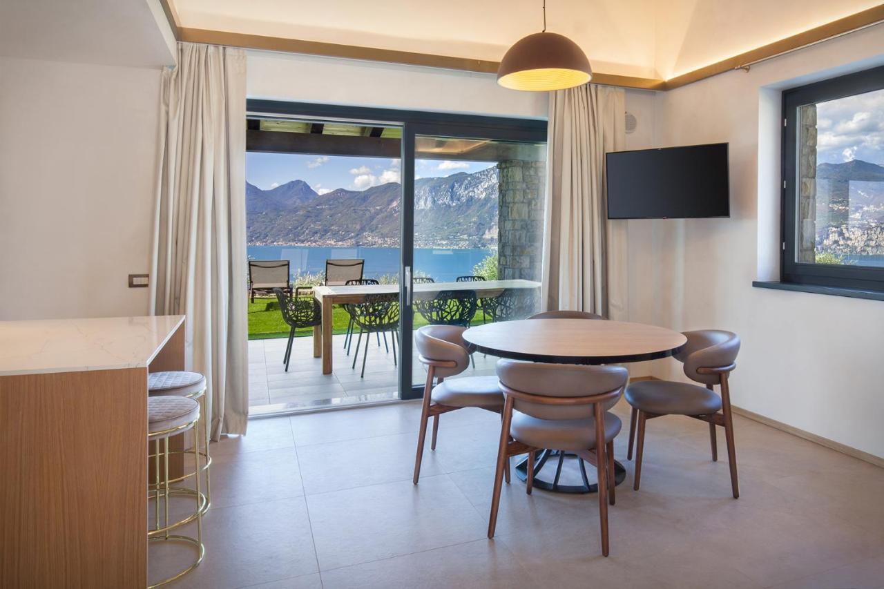 קסטלטו די ברנזונה Villa Divina - Apt Icona Con Piscina E Vista Lago מראה חיצוני תמונה